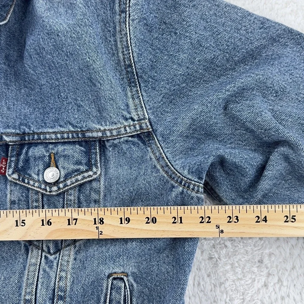 Vintage 90s Levis Denim Trucker‎ Jacket Mens M 77441-7112 Classic USA